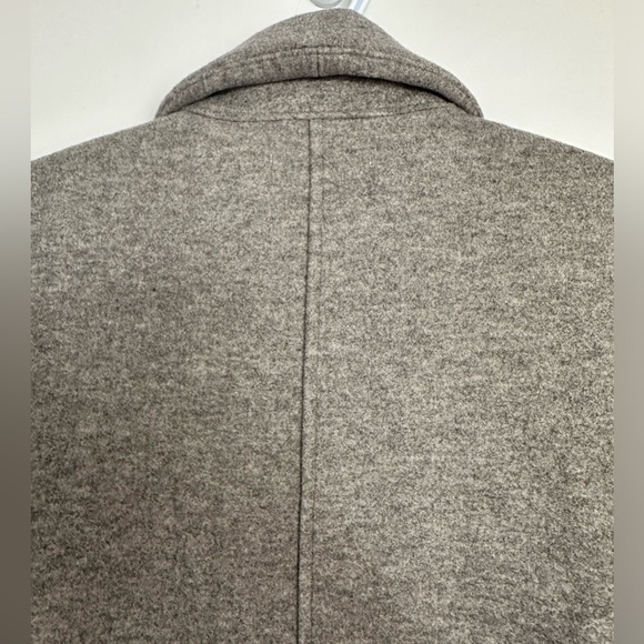 H&M Double Breasted Long Grey Coat. Size Small. - Picture 4 of 8